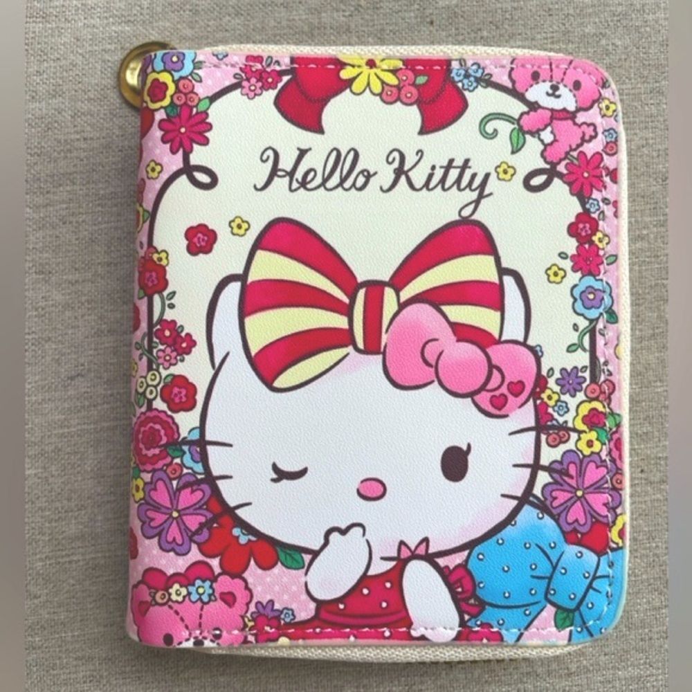 Hello Kitty pink retro wallet A great gift 90s nostalgia coin purse new
